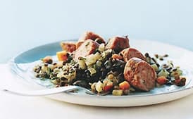 Sausage and Lentils with Fennel