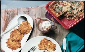 Sausage, Roasted Red Pepper, and Spinach Torta Rustica