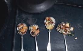 Sausage Stuffing with Fennel and Roasted Squash