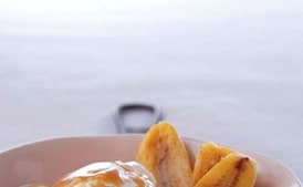 Sauteed Bananas with Cardamom Praline Sauce