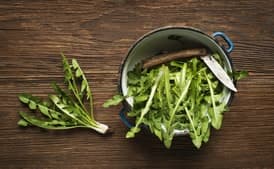 Sauteed Dandelion Greens