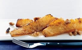 Sautéed Pineapple with Rum Sauce