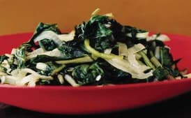 Sauteed Swiss Chard with Onions