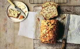 Savory Gruyère Bread With Ham