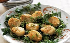 Scallop Sauté with Miso Sauce