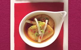 Scallop Seviche with Daikon