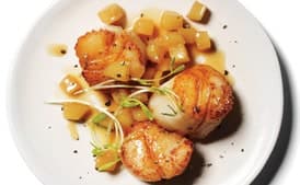 Scallops with Apple Pan Sauce