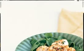 Scallops with Hazelnuts and Browned Butter Vinaigrette