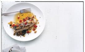 Sea Bass with Marinated Vegetables