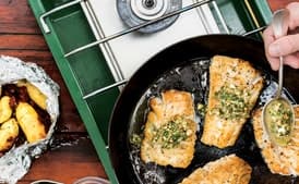 Seared Cod with Potato and Chorizo Hobo Packs