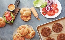 Second City Diner Veggie Burger