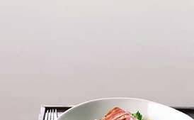 Serrano Ham Salad with Almond Garlic Sauce