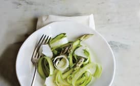 Shaved Asparagus with Parmesan Vinaigrette