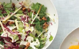 Shaved Cauliflower and Radicchio Salad