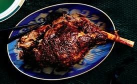 Shawarma-Spiced Braised Leg of Lamb