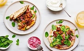 Shawarma-Spiced Tofu Pita Wraps