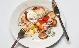 Sheet-Pan Potato Hash with Fixins
