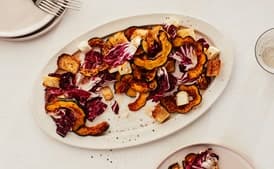 Sheet-Pan Roasted Squash and Feta Salad