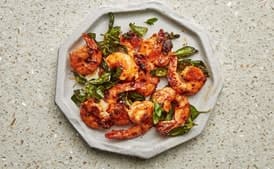 Shrimp and Basil Stir-Fry
