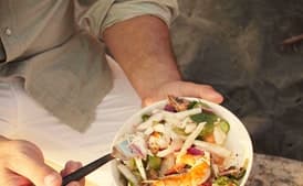 Shrimp, Lobster, and Jicama Salad