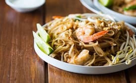 Shrimp Pad Thai For Four