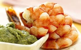 Shrimp with Artichoke Pesto
