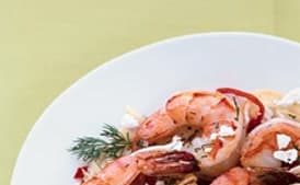 Shrimp with Fennel, Dill, and Feta