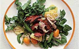 Skirt Steak and Horseradish Potato Salad