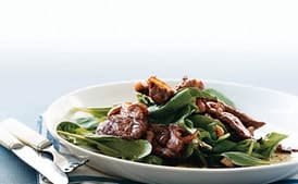 Sliced Steak with Arugula