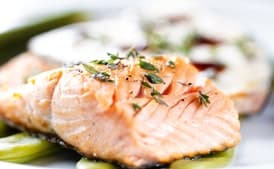 Slow-Baked Salmon with Lemon and Thyme