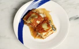 Slow-Cooker Spinach Lasagna Rollups