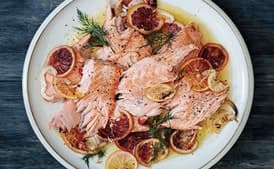 Slow-Roasted Salmon with Fennel, Citrus, and Chiles