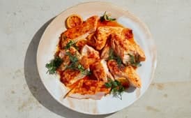Slow-Roasted Salmon with Harissa