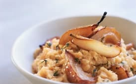 Smashed Rutabagas with Ginger-Roasted Pears