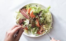 Smoked Duck and Pluot Salad