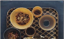 Smoked-Oyster Sticky Rice Stuffing in Lotus Leaf