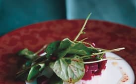 Smoked-Sable Tartare with Beets and Watercress