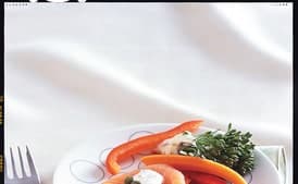 Smoked Salmon Platter with Dill Sour Cream