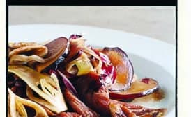 Smoked-Turkey, Plum, and Fennel Salad