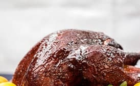 Smoked Turkey with Hot Pepper Jelly Glaze