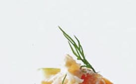 Smoked Whitefish on Cucumber Rounds