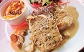 Smothered Pork Chops with Mushrooms