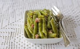 Snap Beans with Mustard and Country Ham