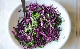 Snap Pea and Cabbage Slaw