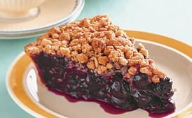 Sour-Cherry Streusel Pie