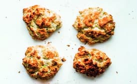 Sour Cream and Scallion Drop Biscuits