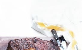 Southwestern Barbecued Brisket with Ancho Chile Sauce