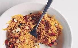 Spaghetti with Chorizo and Almonds