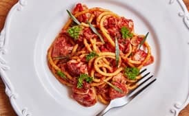 Spaghetti with Lobster Pomodoro
