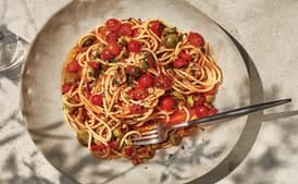 Spaghetti with No-Cook Puttanesca